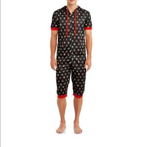 Super Mario adult pajamas Mario romper
